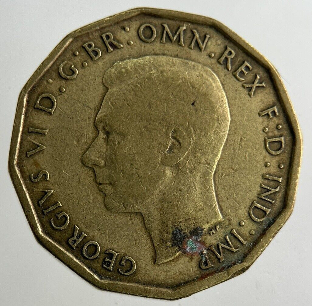 1940 George VI Threepence Coin | Fine Collectable Grade
