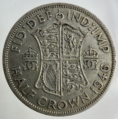 1946 George VI Half - Crown Silver Coin | Fine Collectable Grade