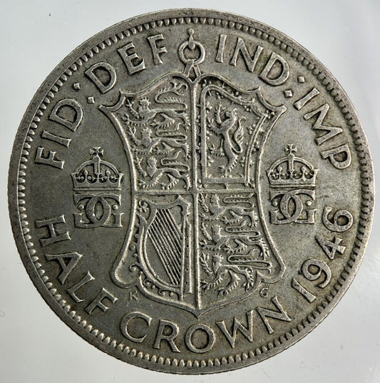 1946 George VI Half - Crown Silver Coin | Fine Collectable Grade