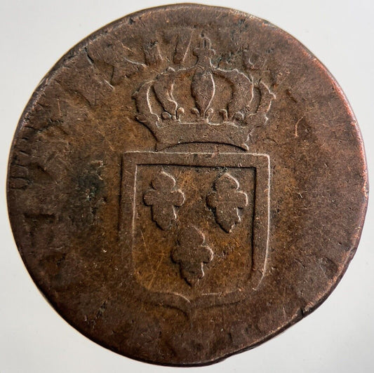 1774 - 1792 France 1 One Sol Coin Louis XVI | Collectable Grade