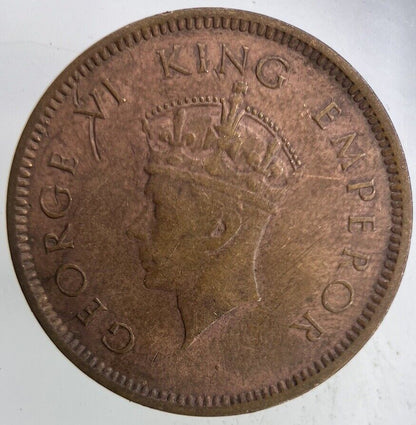 1939 India 1/4 Quarter Anna Coin | Fine Collectable Grade
