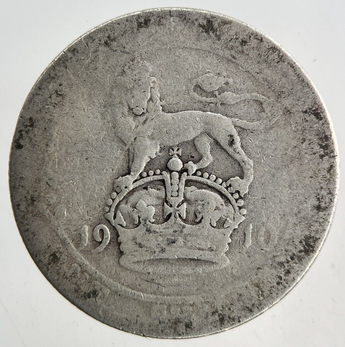 1910 Edward VII One Shilling Silver Coin | Collectable Grade