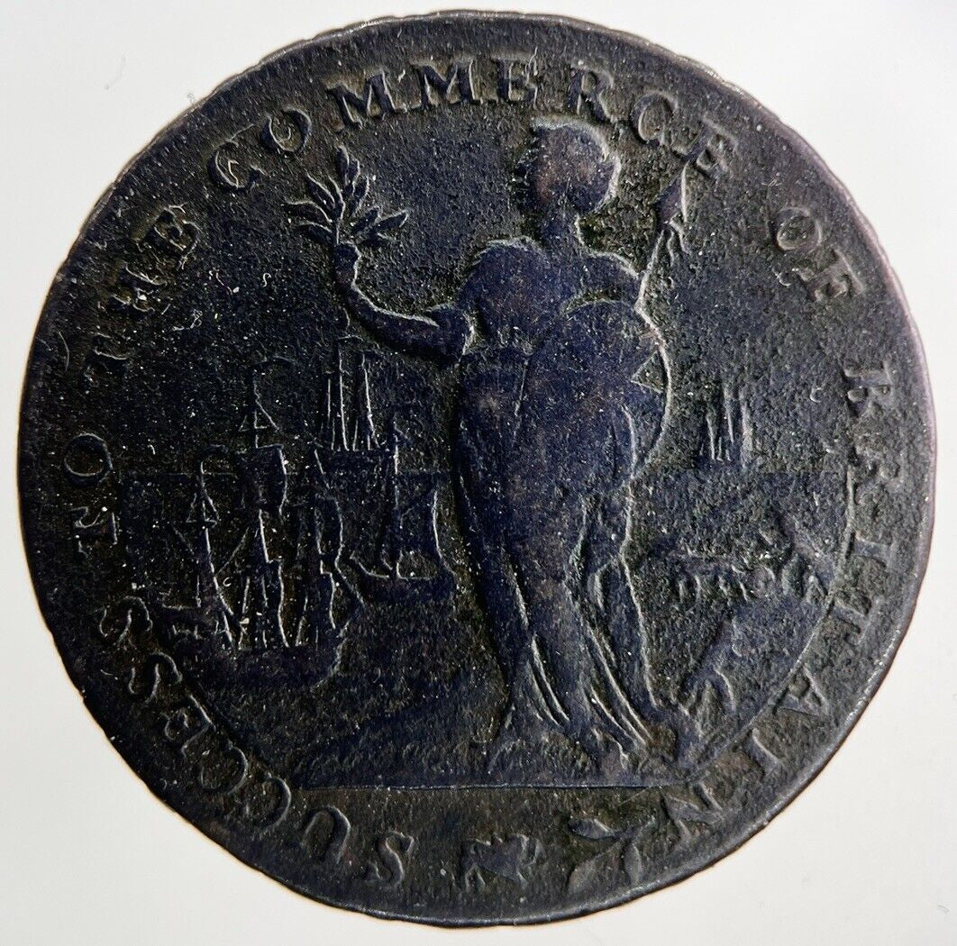 1794 Spalding Half - Penny Coin | Fine Collectable Grade