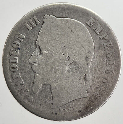 1866 France 50 Cent Silver Coin | Fair Grade | a8373