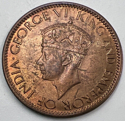 1945 Ceylon 1 One Cent Coin | Very High Grade | a1554