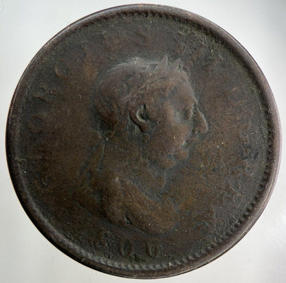 1806 George III 3rd One Penny Coin | Collectable Grade