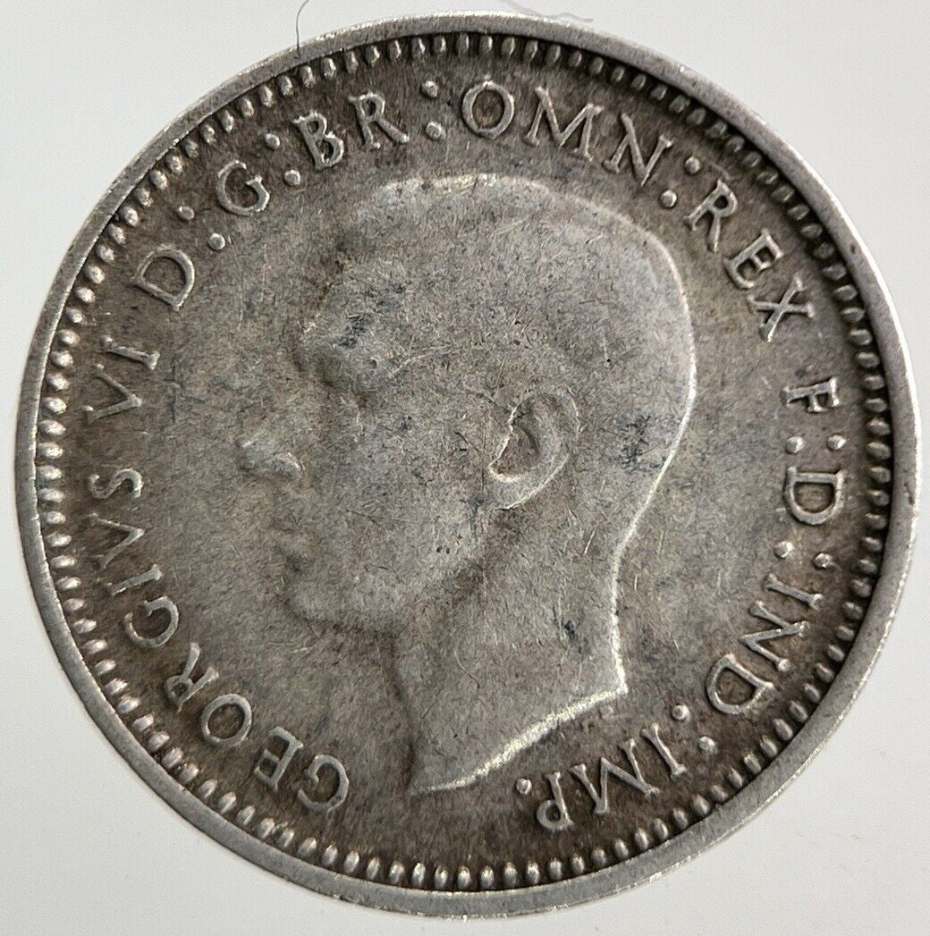 1943 - D Australia Threepence Silver Coin | Fine Collectable Grade