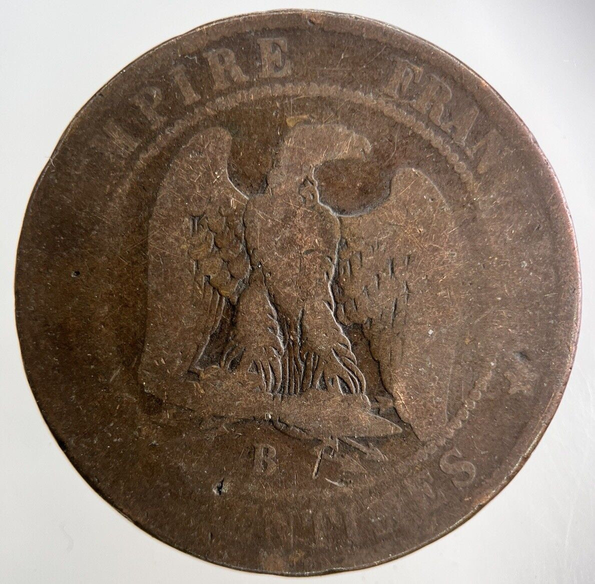 1855 France 10 Centimes Coin | Fair Grade