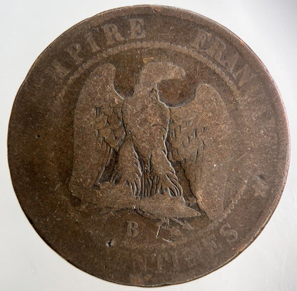 1855 France 10 Centimes Coin | Fair Grade