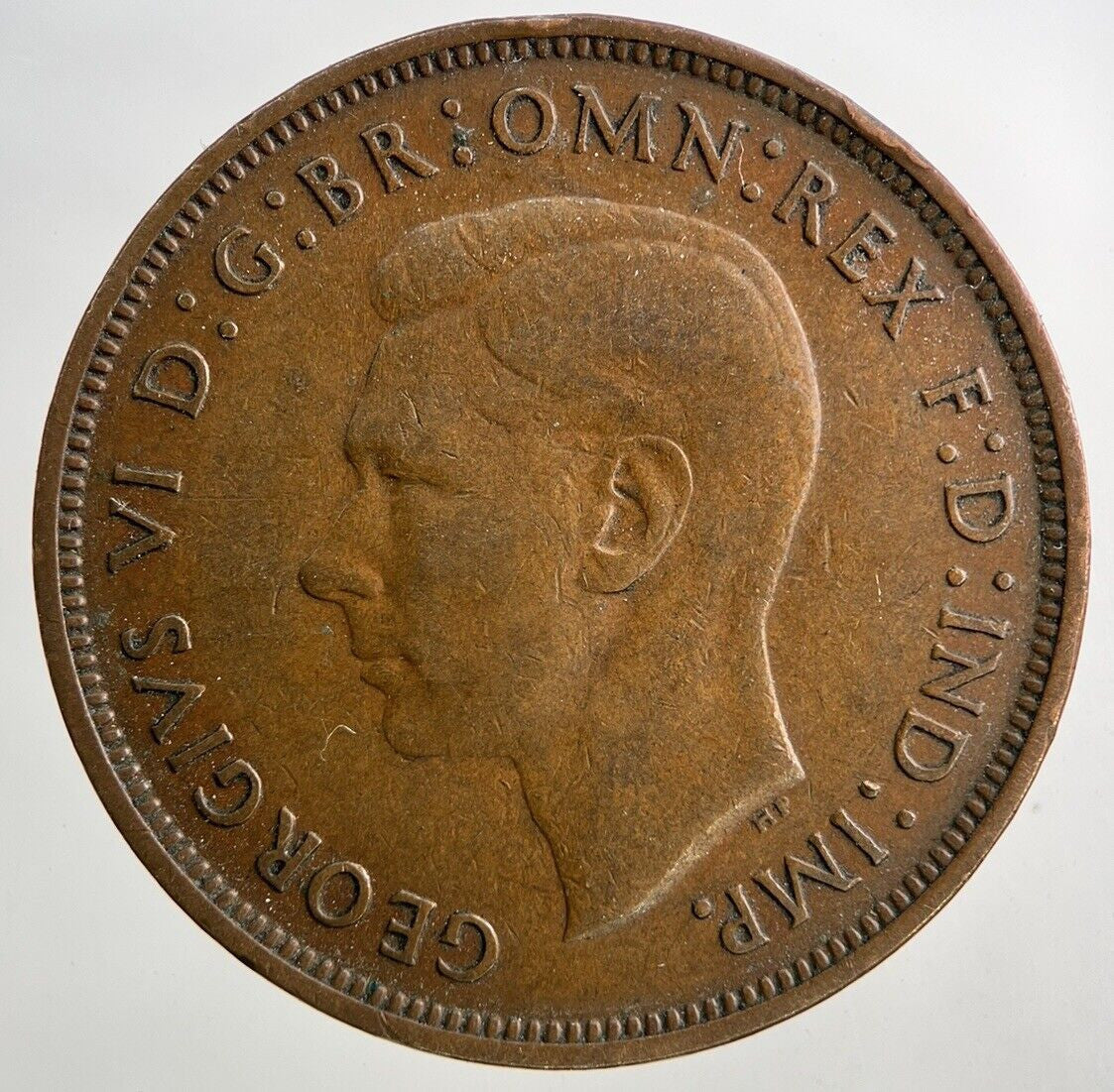 1938 George VI One Penny Coin | Fine Collectable Grade