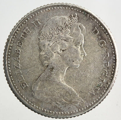 1965 Canada 10 Cents Silver Coin | Fine Collectable Grade