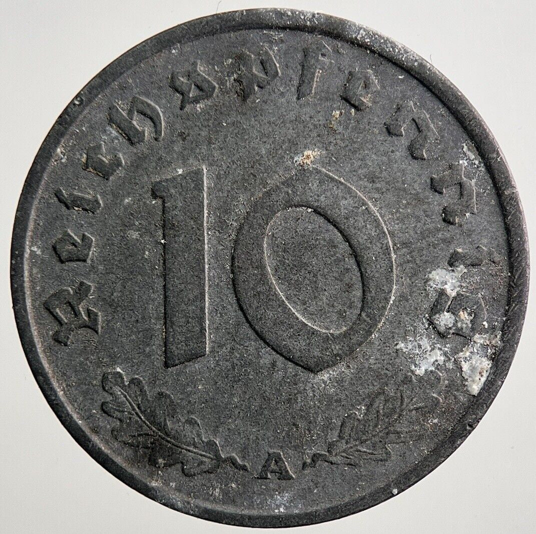 1944 - A Germany Nazi 10 Pfennig Coin | Fine Collectable Grade | a548