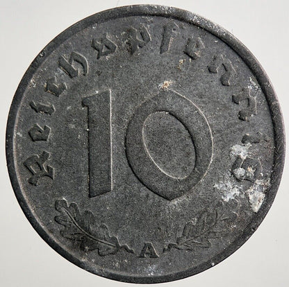 1944 - A Germany Nazi 10 Pfennig Coin | Fine Collectable Grade | a548