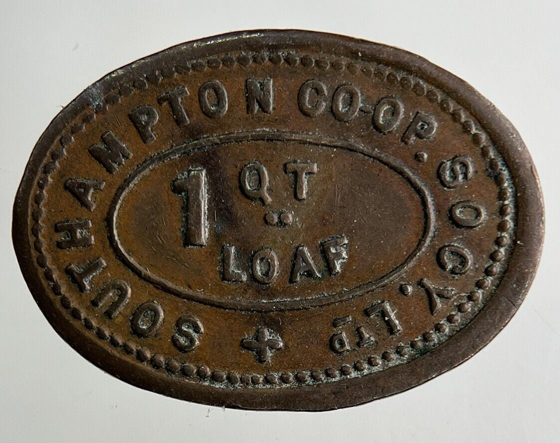 British Southampton 1 Loaf Co - Op Token Coin | Collectable Grade