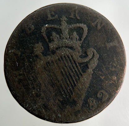 1782 Irish Half - Penny Coin | Collectable Grade
