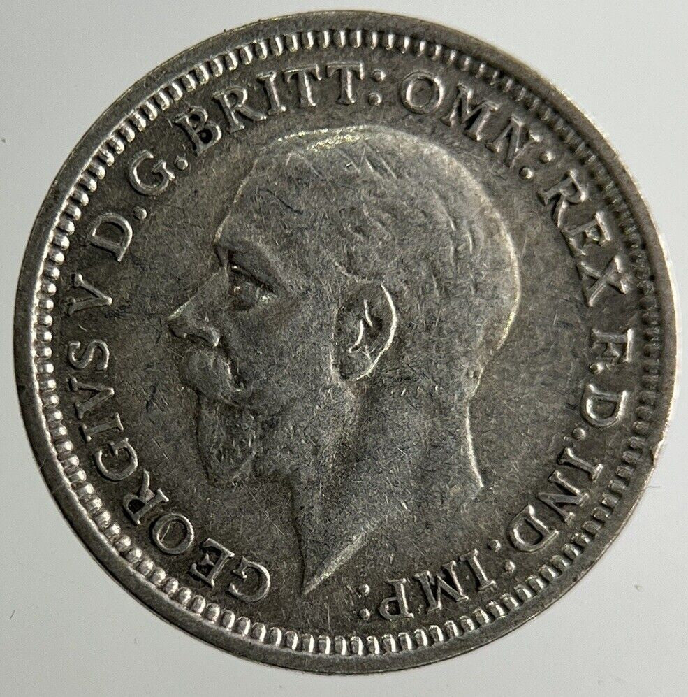 1933 George V Threepence Silver Coin | Very High Grade