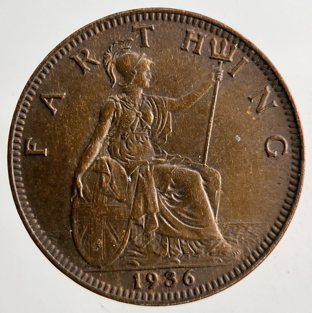 1936 George V Farthing Coin | Very High Grade
