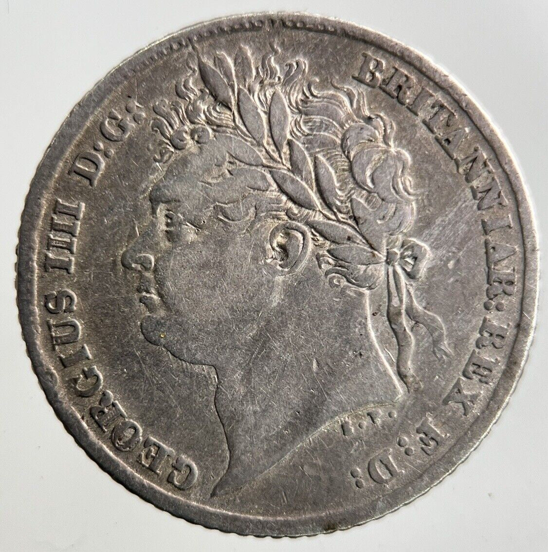 1825 George IV Sixpence Silver Coin | Fine Collectable Grade