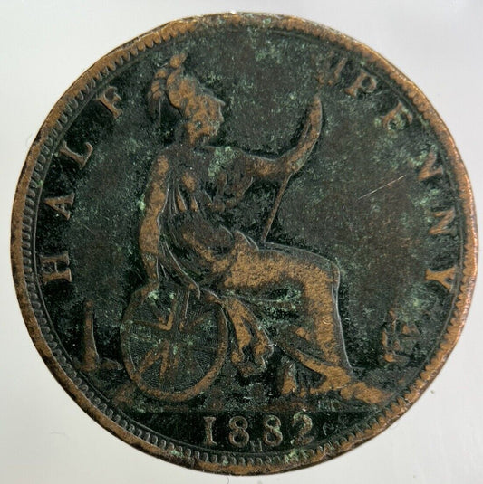 1882 - H Victoria Half - Penny Coin | Fine Collectable Grade