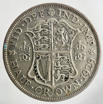 1929 George V Half-Crown Silver Coin | Fine Collectable Grade