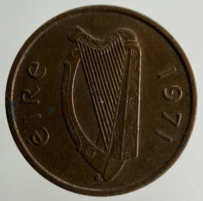 1971 Irish 1/2 Half - Penny Coin | Fine Collectable Grade