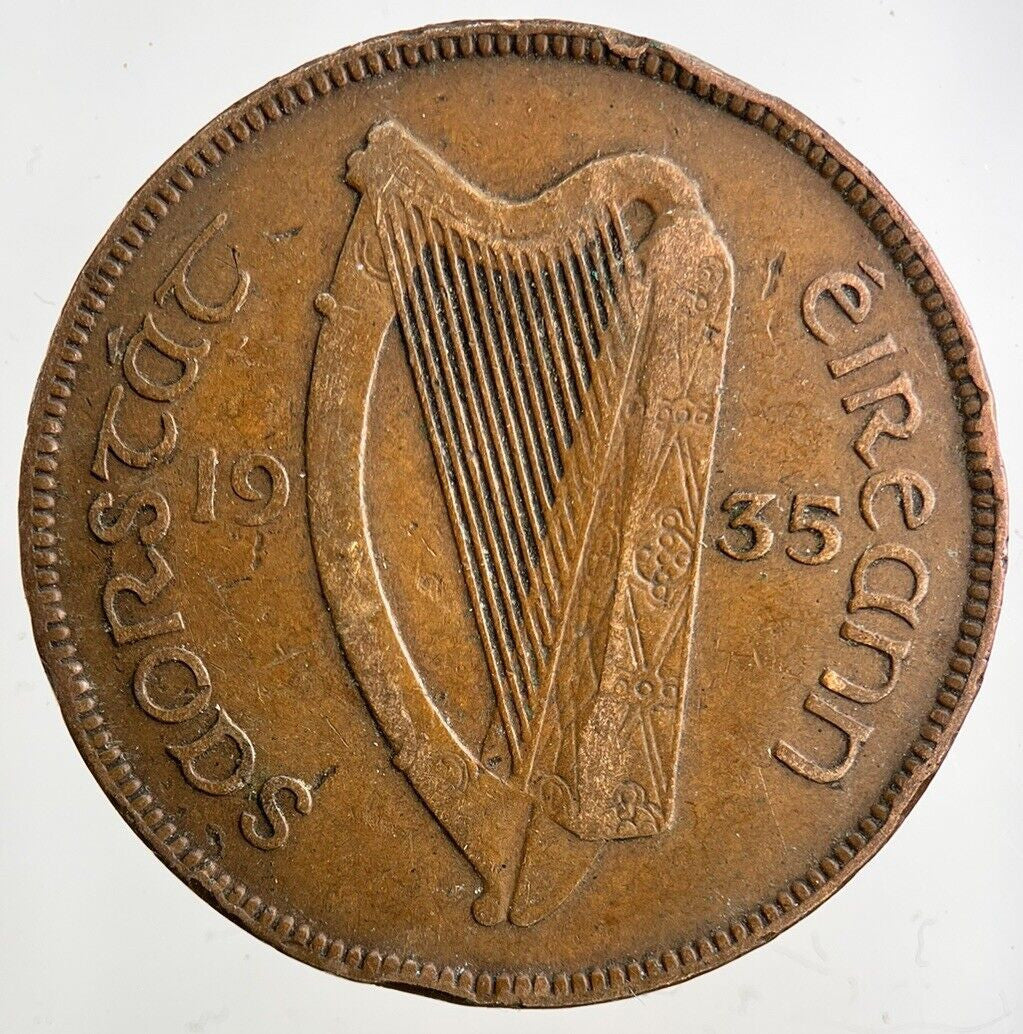 1935 Irish One Penny Coin | Collectable Grade