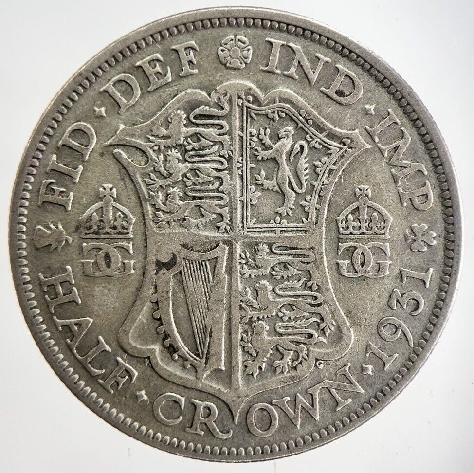 1930 George V Half - Crown Silver Coin | Collectable Grade