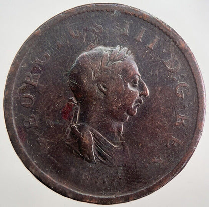 1806 George III 3rd Half - Penny Coin | Collectable Grade | a1268