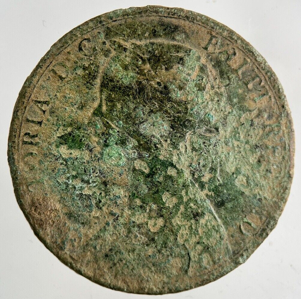1866 Victoria Half - Penny Coin | Collectable Grade