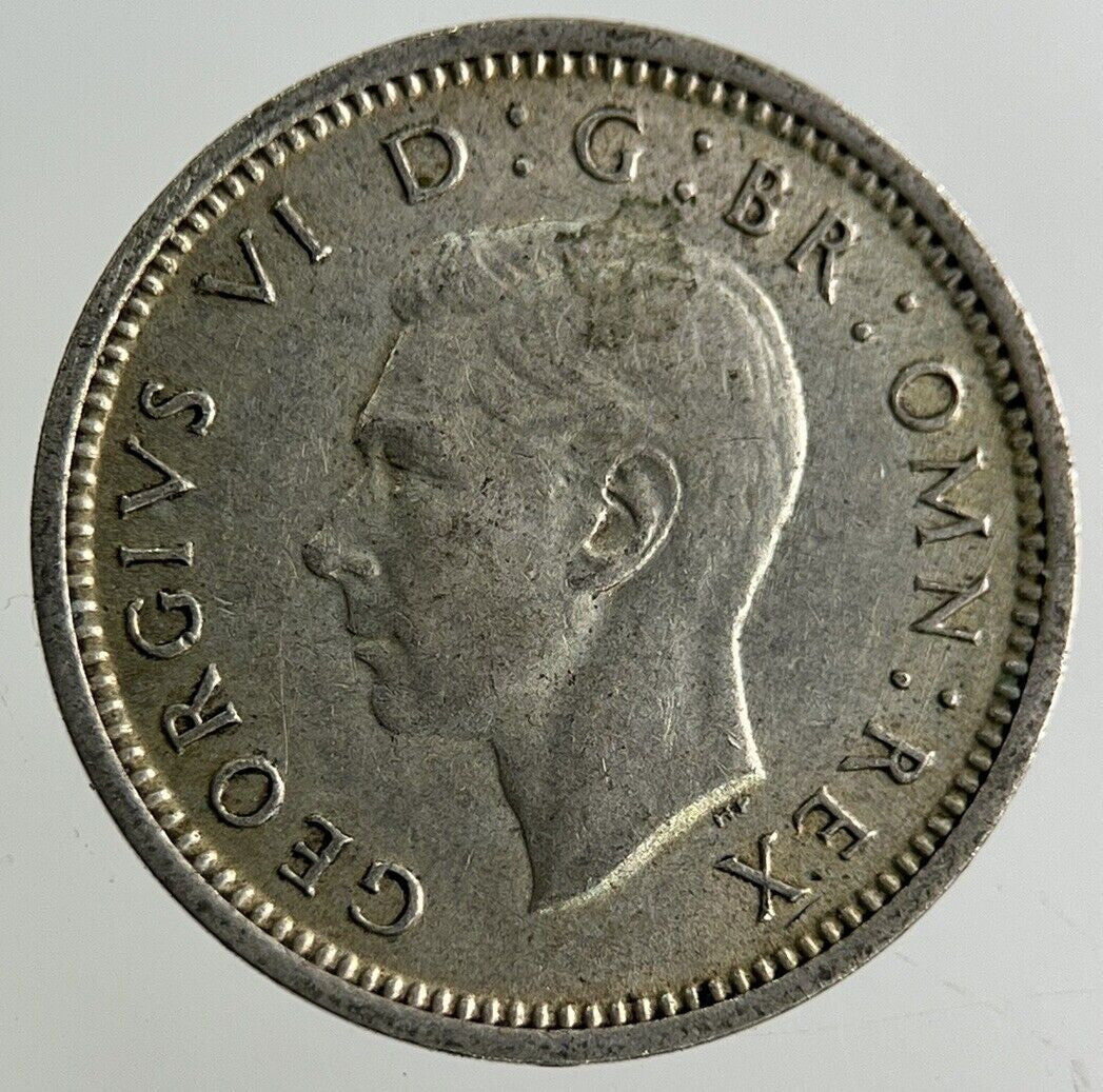 1938 George VI Threepence Silver Coin | Fine Collectable Grade
