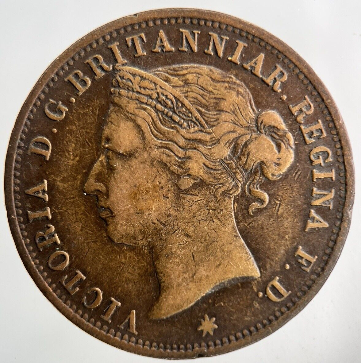 1888 Jersey One Twelfth Of A Shilling 1/12th Coin | Fine Collectable Grade