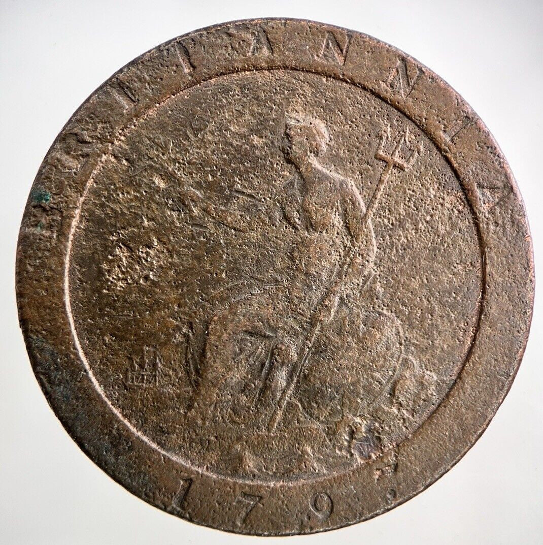 1797 George III 3rd Cartwheel One Penny Coin | Collectable Grade