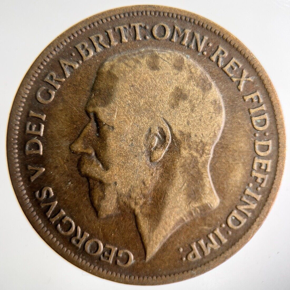 1917 George V One Penny Coin | Collectable Grade