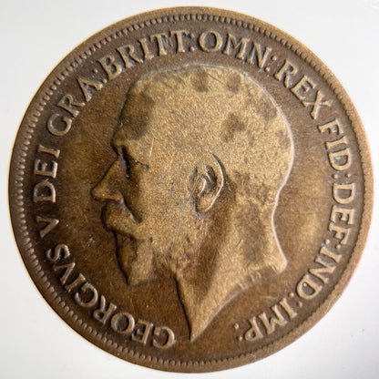 1917 George V One Penny Coin | Collectable Grade