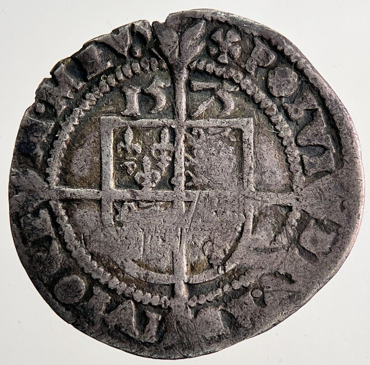 1575 Elizabeth I 1st Threepence Hammered Silver Coin | Collectable Grade | a9661