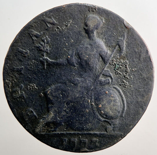 1773 George III 3rd Half - Penny Coin | Collectable Grade | a3834