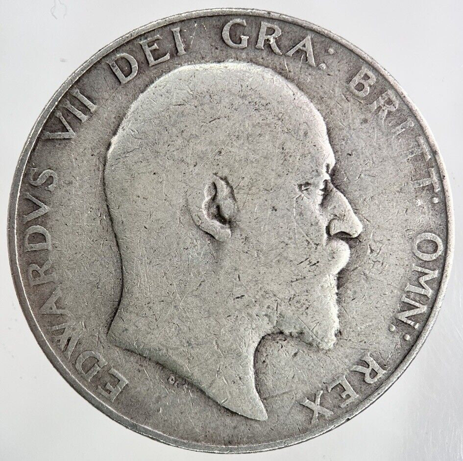 1909 Edward VII Half - Crown Silver Coin | Collectable Grade