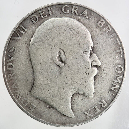 1909 Edward VII Half - Crown Silver Coin | Collectable Grade