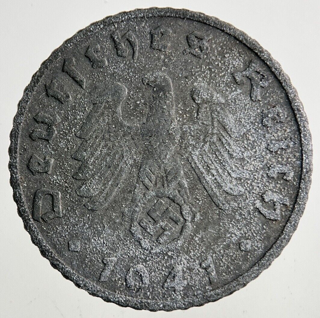 1941 Germany Nazi 5 Pfennig Coin | Fine Collectable Grade