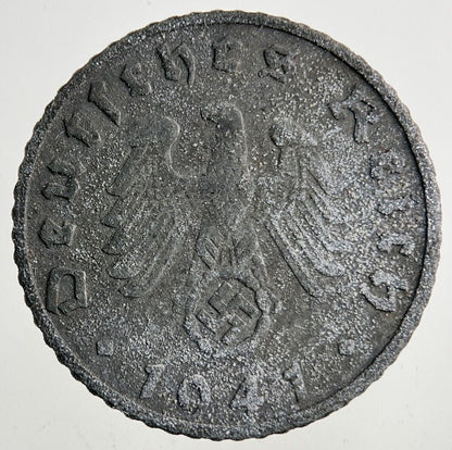 1941 Germany Nazi 5 Pfennig Coin | Fine Collectable Grade