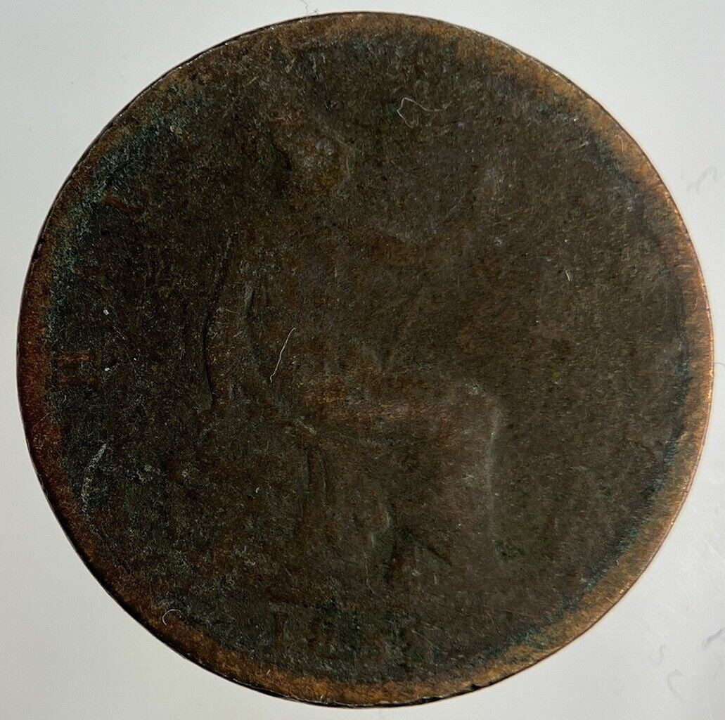 1888 Victoria Half-Penny Coin | Fair Grade