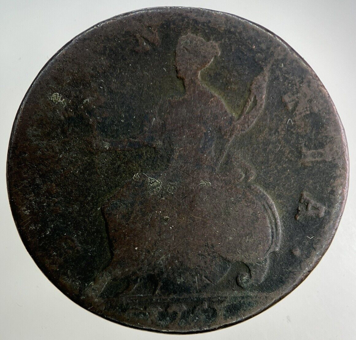 1751 George II 2nd Half-Penny Coin | Collectable Grade