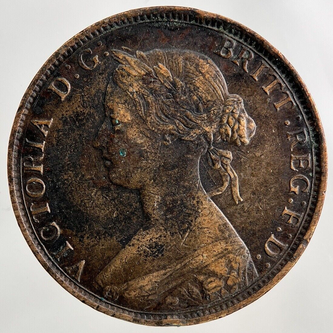 1862 Victoria Half - Penny Coin | Fine Collectable Grade