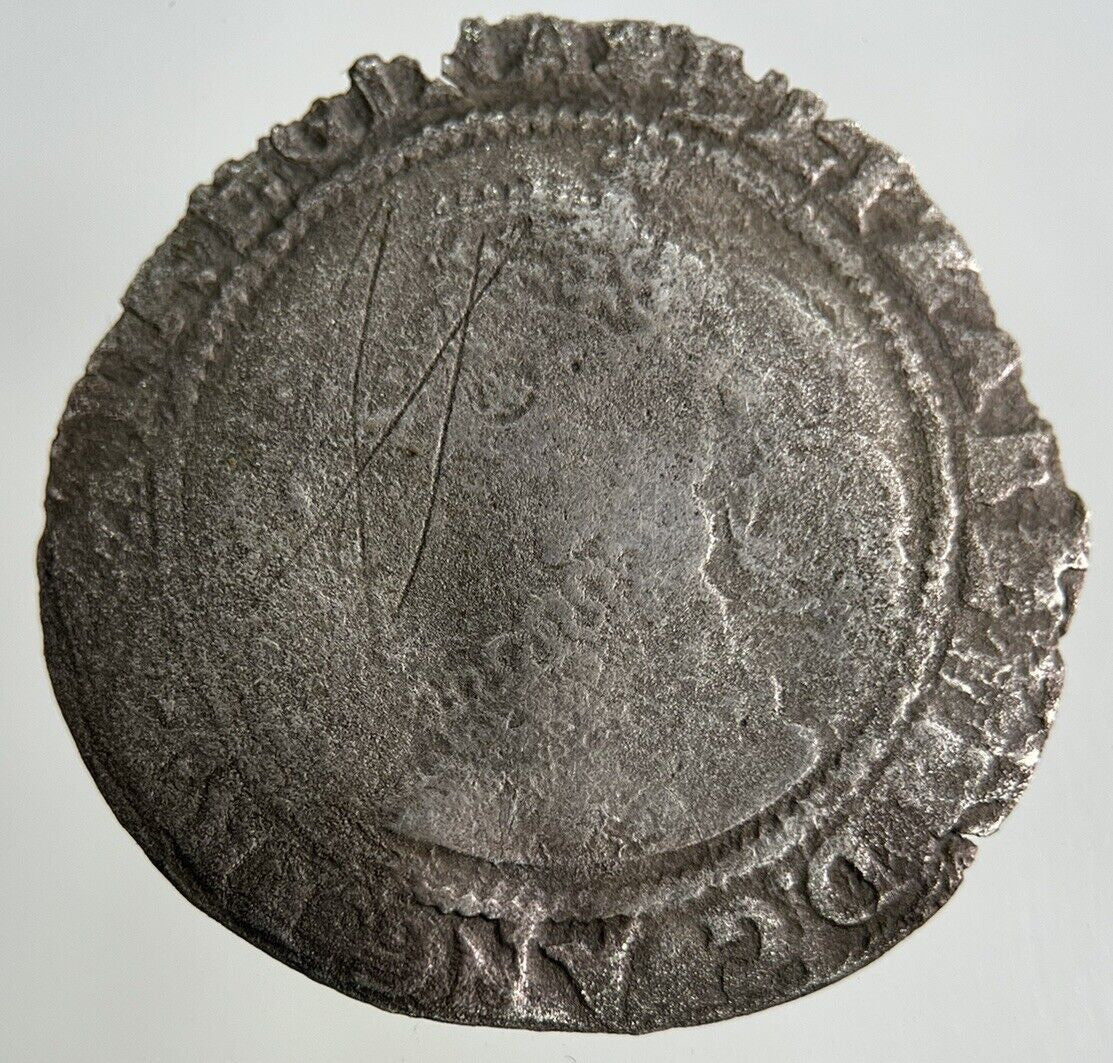 1582 Elizabeth I 1st Sixpence Hammered Silver Coin | Collectable Grade