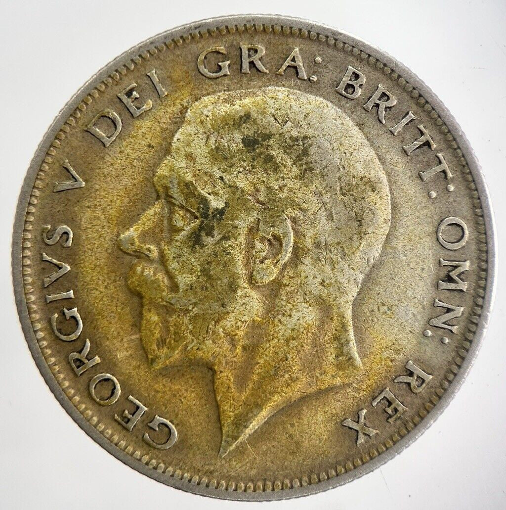 1929 George V Half - Crown Silver Coin | Fine Collectable Grade