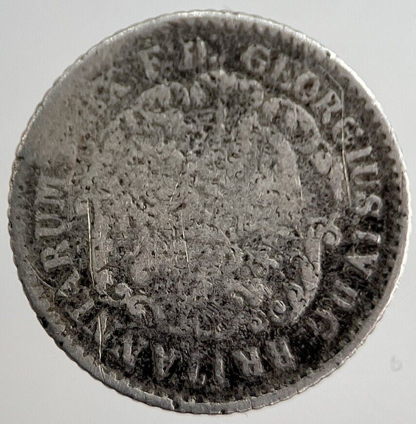 1822 British West Indies 1/16 Dollar Silver Coin | Collectable Grade | a8296