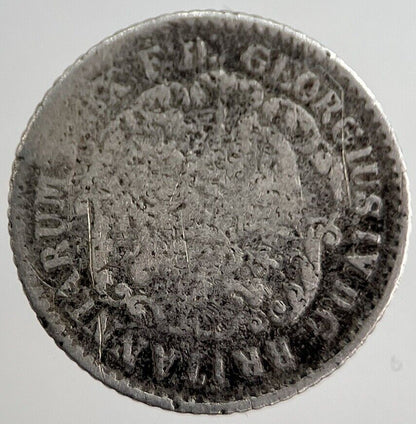 1822 British West Indies 1/16 Dollar Silver Coin | Collectable Grade | a8296