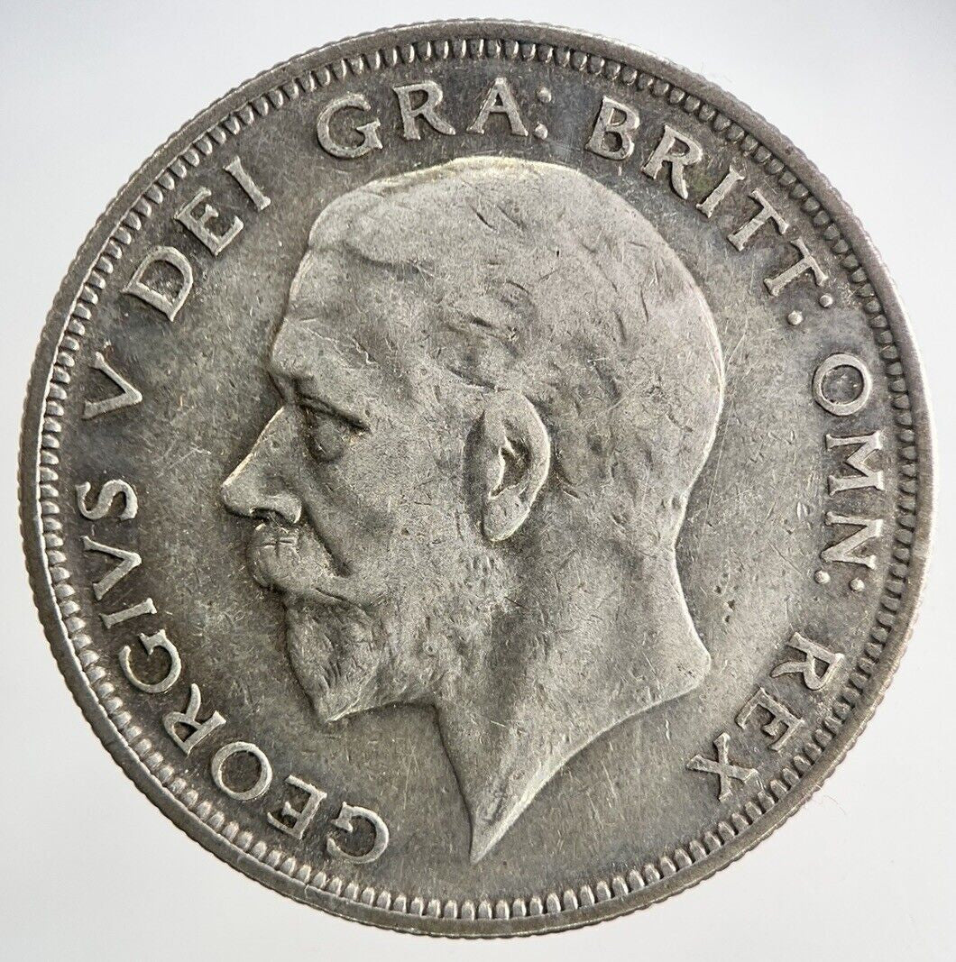 1929 George V Half - Crown Silver Coin | Fine Collectable Grade