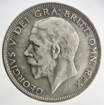 1929 George V Half - Crown Silver Coin | Fine Collectable Grade