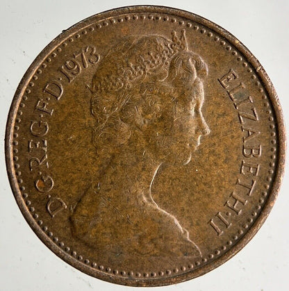 1973 Elizabeth II New 1/2 Half - Penny Coin | Very High Grade